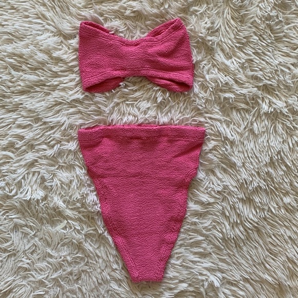 NWT Hunza g Ruby bikini set in pink - Picture 5 of 8